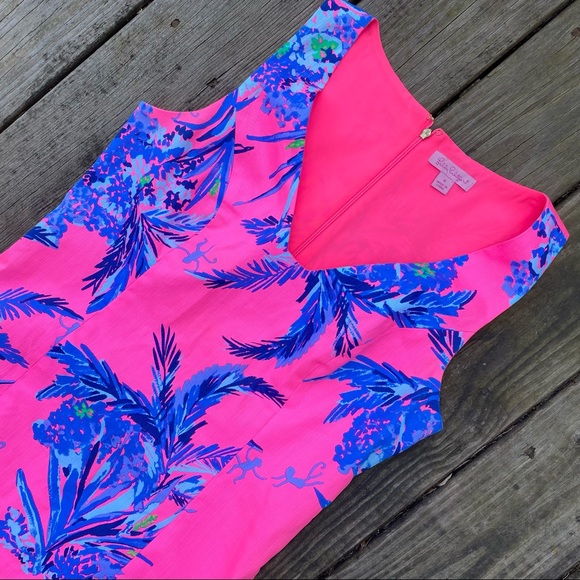 Lilly Pulitzer Tiki Pink Out On a Limb Tandie Shift | Size 6 - Picture 8 of 10